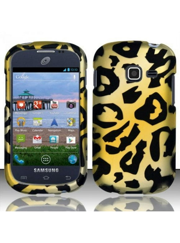 Design Rubberized Hard Case for Samsung Galaxy Discover S730G - Cheetah