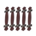 thumbnail image 1 of Shisuyan Poignées d'Armoires Traditionnelles sur Mesure Rouge Marron 5 Pcs 6.3*1.2 Po, 1 of 8