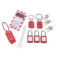 thumbnail image 3 of Security , Portable Loto Tag Electrical Lockout Tagout Kit High Strength Heat   For Industrial Use, 3 of 8