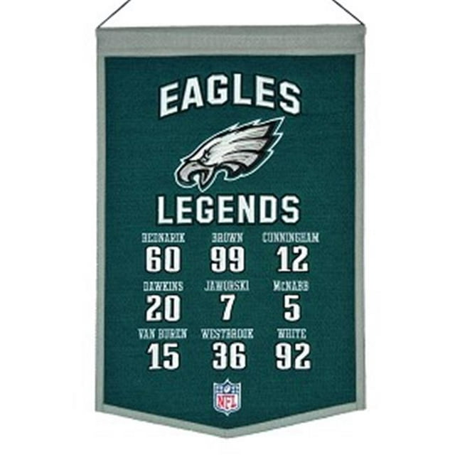 Winning Streak Sports 31102 Philadelphia Eagles Legends Banner