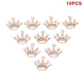 thumbnail image 5 of Racing Butterfly 10Pcs/Set Alloy Crystal Small Crown Charms Pendant DIY Craft Jewelry Making, 5 of 8
