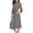 Gray, variant on Horkkom Robes for Women Plus Size Thin V Neck Bathrobe Lightweight Soft Short Slevee Color Block Nightgowns With Pockets(M,XL,3XL), Gifts for Women