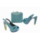 thumbnail image 5 of Conjunto de zapatos y bolso italianos de diseño italiano en color dorado para mujer, zapatos nigerianos de tacón alto con punta abierta y bolso a juego, 5 of 5