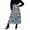 Blue, variant on Womens Skirts Floral Midi A Line Casual Tropical Pattern Stretch Comfortable Soft Lightweight Breathable Pink Skirt XXL