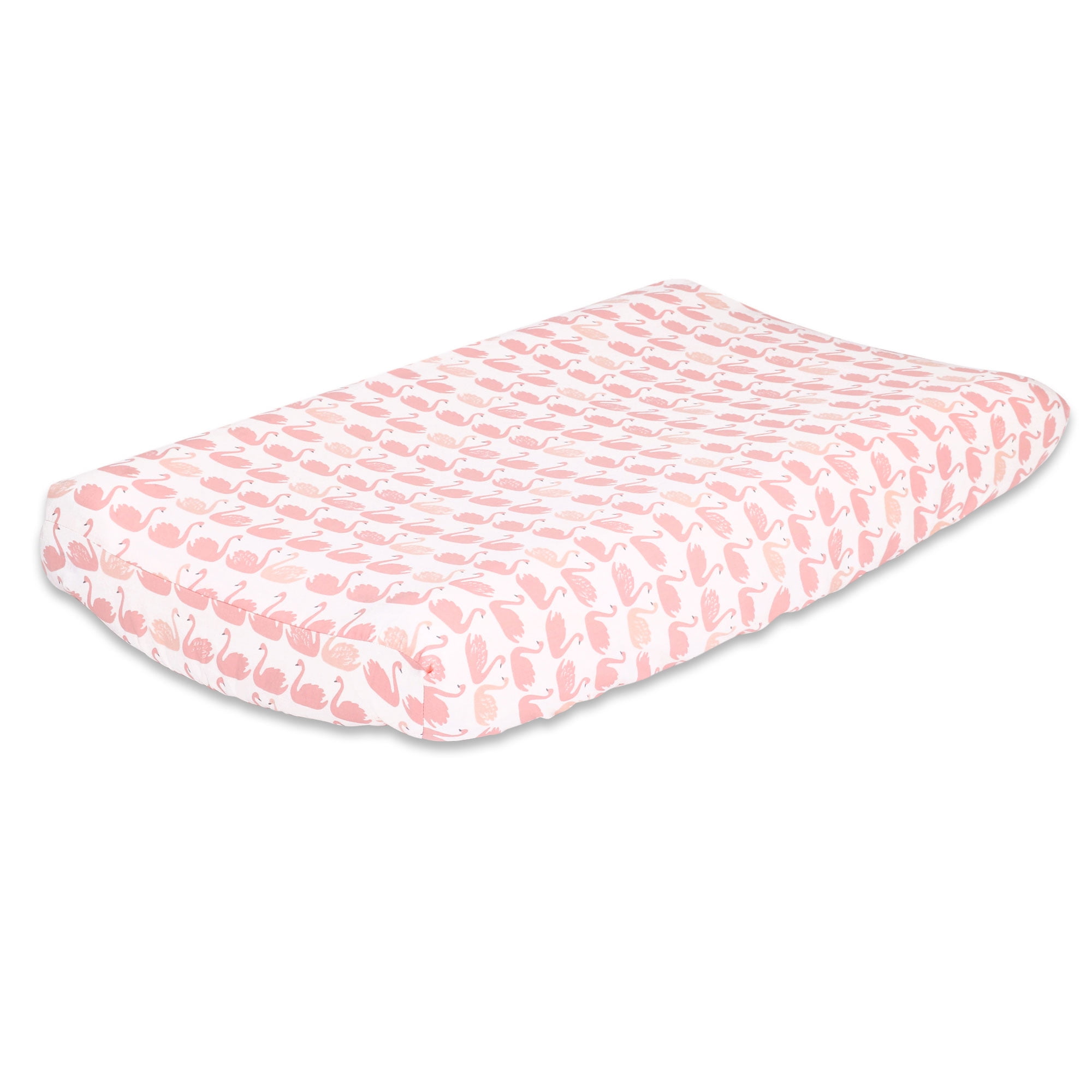 light pink changing pad cover