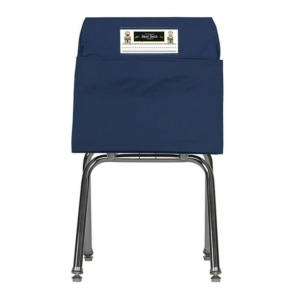 Seat Sack, Moyen, 15 Pouces, Poche de Chaise, Bleu
