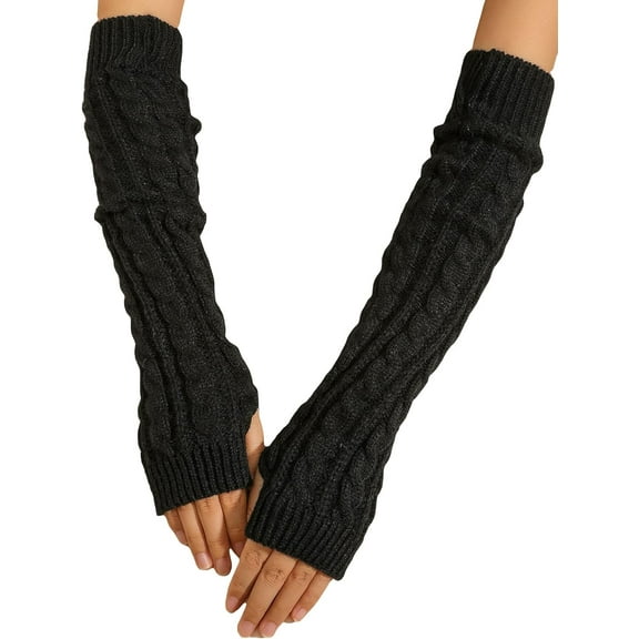YooGuoGuo Women's Arm Warmers Long Fingerless Gloves