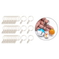 thumbnail image 4 of Llavero de 30 piezas con cadena y llavero con cadena de piezas de de llavero , artesanía de - 30mm_ckeling Tal como se describe Hugo Anillos de llavero, 4 of 9