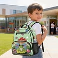 thumbnail image 3 of KUIFORTI Frog Mushroom Kids Backpack Toddler Bookbag Cute Print School Bag with Adjustable Straps Multiple Organizer Pockets for Preschool Kindergarten Daily Use, 3 of 7
