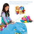 thumbnail image 2 of Posh Creations Bean Bag Stuffable Cover Only-for Toys,Canvas,Kids, 4 ft, Farm Animals Blue, 2 of 3