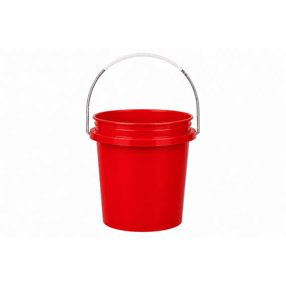 Hyper Tough 0.4 Quart Red Mini Bucket, Small Durable Utility Pail for Cleaning, Crafts & Storage