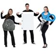 thumbnail image 1 of Rock, Paper, Scissors 3 pack Couples Halloween Costume for Unisex Adults, One Size Fit, by Fun World, 1 of 11