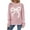 03#Pink, variant on Women Bow Sweater Casual Crew Neck Long Sleeve Pullover Sweaters y2k Lightweight Knitted Valentine's Day Tops Winter Clothing Beige L