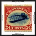 thumbnail image 5 of Art.com 24-cent Curtis Jenny Invert Stamp Art Print, Black Frame Wall Art, 21" x 21", 5 of 5