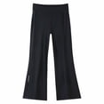 thumbnail image 2 of Girls'Wide Leg Flared Pants,Lightweight Loose Fit Casual Trousers for Summer,Breathable Sun Protective Bottoms, 2 of 4