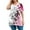 Pink, variant on TQWQT Womens Tops Plus Size 4x-5x Flowy Crew Neck Tshirts Floral Graphic T-Shirt Short Sleeve Blouses Dressy Casual Trendy Tunics Pink 3XL