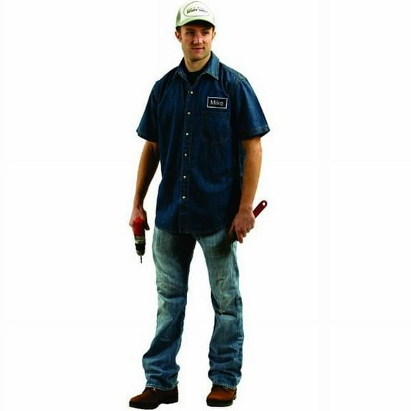 Dress Up America Men's Halloween Fancy-Dress Costume for Adult, One Size (Mike Mechanic)