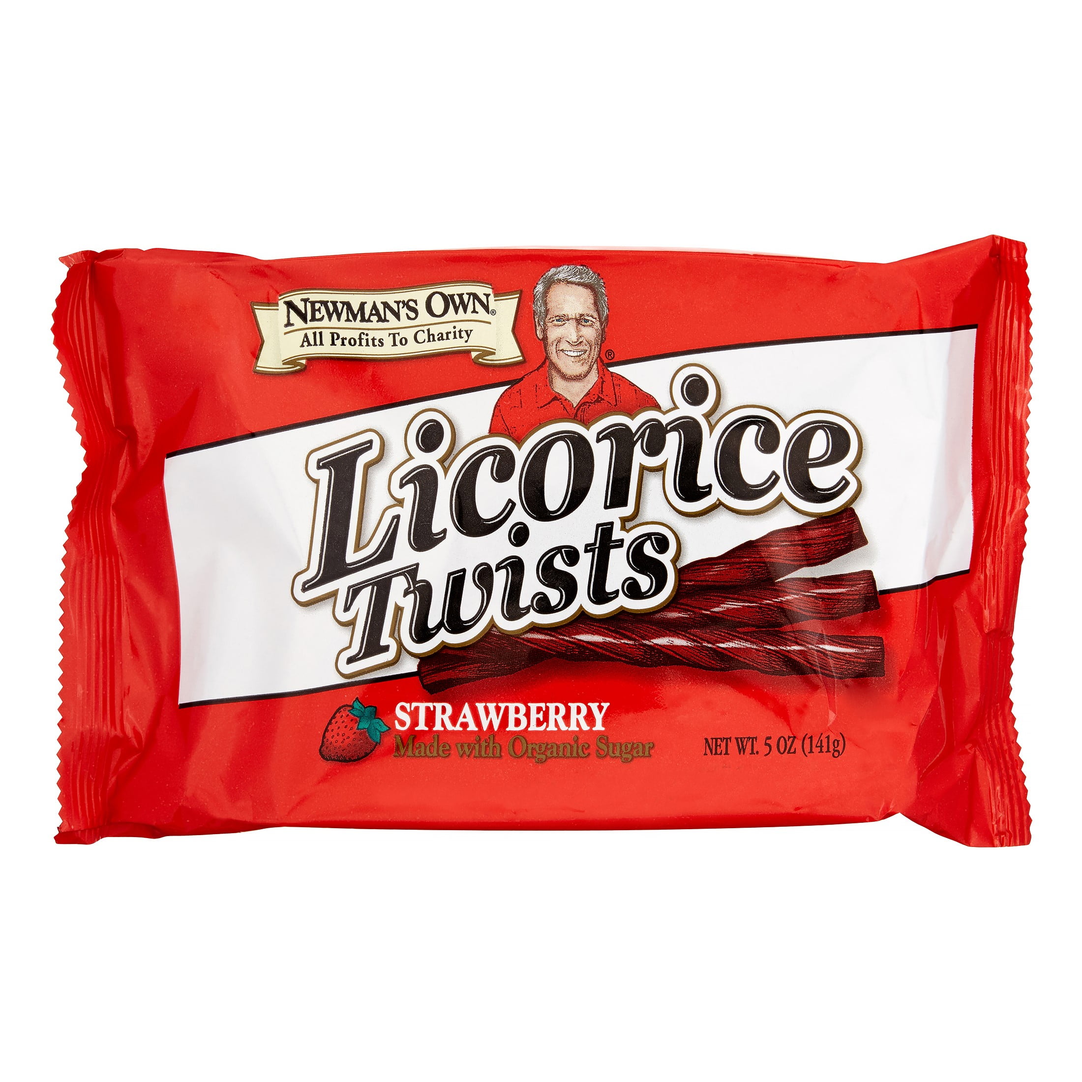 Newman's Own, Organic Strawberry Licorice Twists, 5 Oz