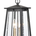 thumbnail image 5 of Atlas Lighting and Home Angled Cage Hanging Pendant Ceiling Light Fixture - 15" - Matte Black, 5 of 5