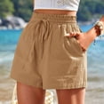 thumbnail image 4 of MKLEKYY Pantalones Cortos De Mezclilla Para Mujer, Cómodos Y Suaves, Informales, A La Moda, Elásticos. Características:, 4 of 4