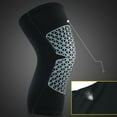 thumbnail image 1 of Manchon de Compression pour Genou, Attelle, Protecteur Anti-Blessure, Manchon Unisexe pour Basketball, Course, Mise en Forme, Sports, Vert Fluorescent, M, 295 mm, 1 of 8