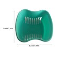 thumbnail image 3 of Moyic Caja de baño para dentadura, contenedor de plástico para el cuidado de la boca, soporte para artificiales a prueba de polvo, práctico Almacenamiento y organización del hogar Verde claro Moyic HA062421-03B, 3 of 6