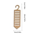 thumbnail image 3 of Tkrady Wooden Tie Hangers Tie Rack for Closet Space Saving Ties Holder for Men Storage Display Wooden Decorations, 3 of 4
