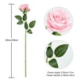 thumbnail image 6 of TETOU 12pcs Artificial Rose Flower Silk Fake Roses Real Touch for Party Wedding Centerpiece Bouquet Decor - Pink, 6 of 12