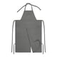 thumbnail image 1 of Delantal de cerámica con bolsillos, sencillo y portátil, para mujeres y hombres, multifuncional, para artistas. Gris, 1 of 9