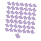 thumbnail image 2 of 50 piezas de minifiguras de animales luminosas de cerdo que brillan por la noche, decoración del hogar, decoración de micropaisaje para fiesta de cump Morado oscuro, 2 of 8