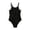 F-193Black, variant on ZHOGXU Toddler Kids Girls Summer Swimsuit Sleeveless Suspenders Solid Color Comfortable Fashion Swimwear For Beach Pool,Black,11-12 Years