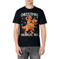 thumbnail image 2 of Cute Gingerbread Man T-Shirt for Men Women Merry Christmas Shirts Fashion Casual Short Sleeves, 2 of 3