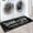 Black 02, variant on Teal Area Rug Small Rugs Boho Machine Washable Rugs Non Slip for Entryway Kitchen Bathroom Bedroom Vintage Soft Low-Pile 2''x3'' Blue Flowers Colorful