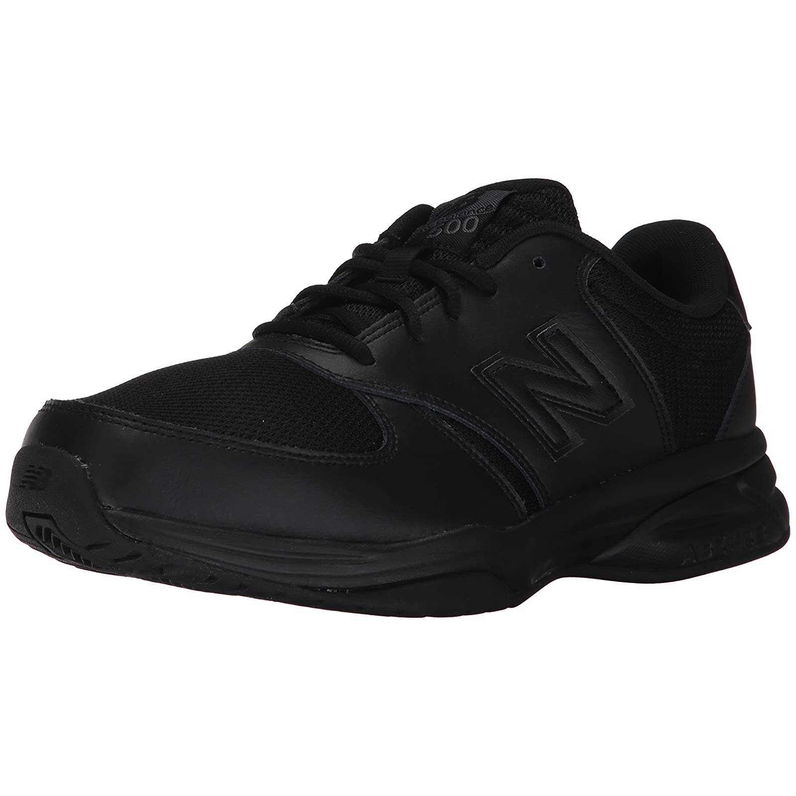 new balance mens 500 trainers black