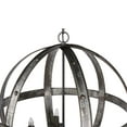 thumbnail image 2 of A&B Home Ordway Iron Sphere 6-Light Chandelier - Antique Silver-Color:Antique Silver,Style:Urband Industrial, 2 of 2