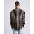 thumbnail image 4 of Men‘s Casual Cotton Plaid Shirts Long Sleeve Button-Down Flannel Overshirt Jacket, 4 of 6