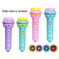 thumbnail image 3 of 2pcs Flashlights 64 Patterns 8 Cards, Children's Projection Flashlight, Educational Toy Animal Dinosaur Vehicle Space For Fun Cognition Bedtime Education, 3 of 5