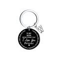 thumbnail image 4 of Creative DIY To My SON Black Stainless Steel Last Name 26 Letter Keychain 2.5cm, 4 of 8