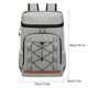 thumbnail image 2 of Bolsa de aislamiento Mochila térmica con aislamiento a prueba de fugas con compartimento para el almuerzo, resistente al agua para hombres/mujeres, picnics, viajes, deportes, gran capacidad, forr, 2 of 8