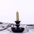 thumbnail image 4 of Paquete de 2 stands de candelabro bandeja resistente vela de vela a prueba de óxido Decoración portátil Velas Base de boda para la fiesta de Año Nuevo Yuarrent HA010587-00B, 4 of 6