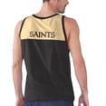 thumbnail image 2 of Men's Starter Black/Gold New Orleans Saints Logo Touchdown Fashion Tank Top, 2 of 2