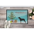 thumbnail image 2 of Carolines Treasures BB2984JMAT Rottweiler Merry Christmas Tree Indoor or Outdoor Mat, 24 x 36, 2 of 3
