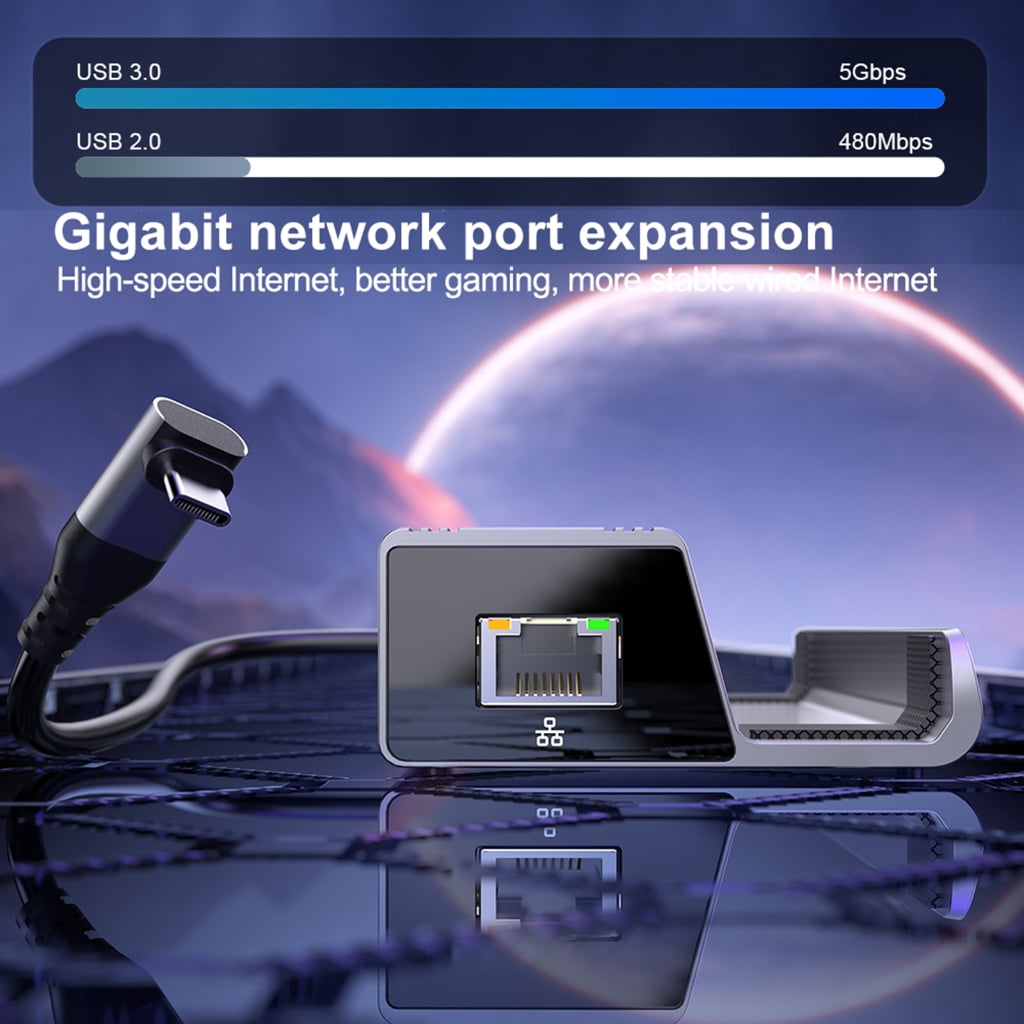 Gieenan USB C Multiport Docking Station for Handheld Devices Offering 30W Power Delivery