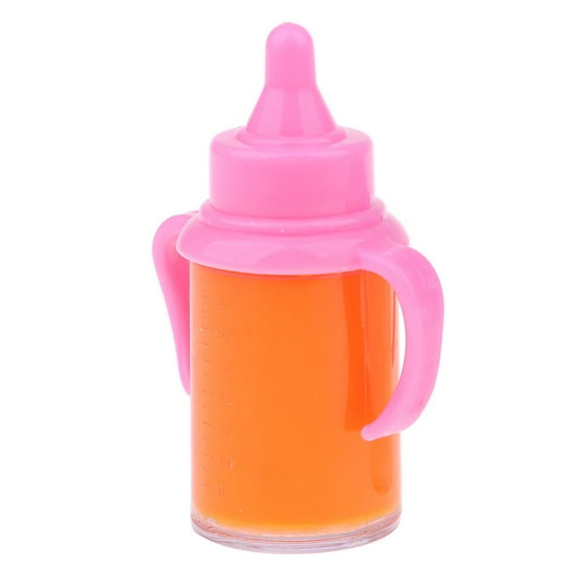 Desapareciendo Alimentación Botella de de Naranja Botella para Bebés para Renacimiento de Bebé Accesorio de Enfermería Hugo Biberones para bebés recién nacidos
