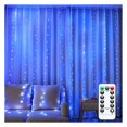 thumbnail image 2 of Dserhfy 300 LED Fairy Curtain Lights 9.8ft x 9.8ft Window Wall Hanging String Light USB Powered Curtain Light for Bedroom Backdrop Wedding Party Indoor Decor, 2 of 8
