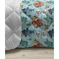 thumbnail image 3 of Pirates Down Alternative Comforter, Jolly Roger Pattern in Classic Nautical Colors Dangerous Halloween Character, Microfiber Quilt for All Season, 5 Sizes, Dark Blue White, by Ambesonne, 3 of 3