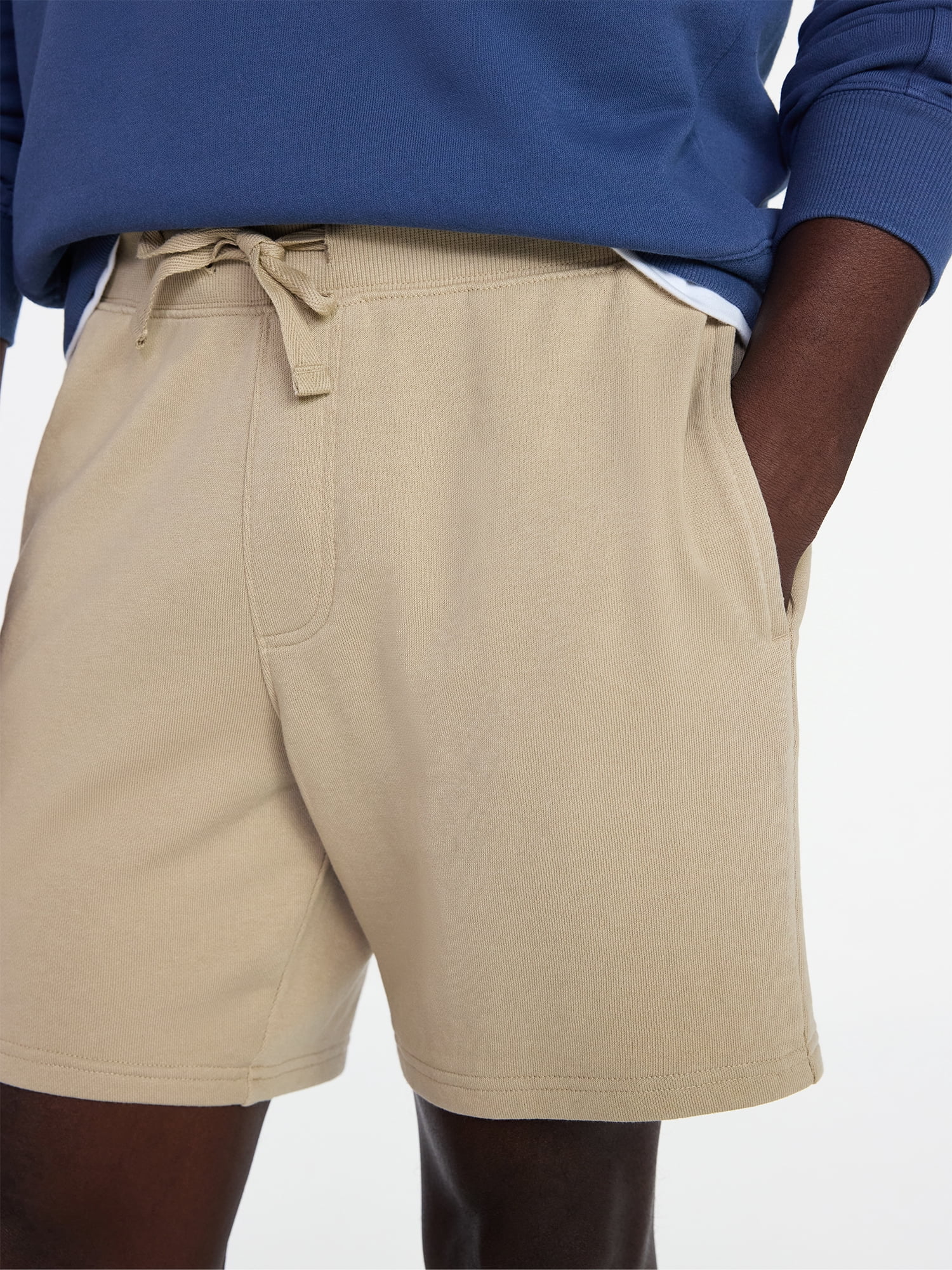 George Men's Washed Terry Shorts 8", Size S-3XL