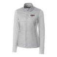 thumbnail image 2 of Women's Cutter & Buck  Gray Lansing Lugnuts Stealth DryTec Hybrid Quilted Full-Zip Windbreaker Jacket, 2 of 3