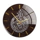 thumbnail image 2 of Reloj de pared grande de estilo musulmán moderno, sin tictac, funciona con pilas, silencioso. Plata, 2 of 9