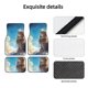 thumbnail image 4 of Fotbe Blue Sky Winged Cat Juego de 4 Tapetes para Auto con Estampado – Alfombrillas de Goma Reforzada, Diseño Antideslizante, Protección para Todo el Año – Vehículos, Autos, Camionetas y SUVs, 4 of 7